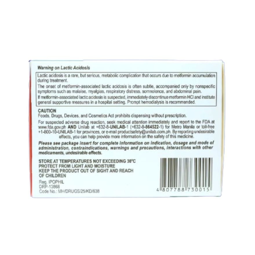 GLUMET XR 1g Tablet Sold Per Piece [PRESCRIPTION REQUIRED]