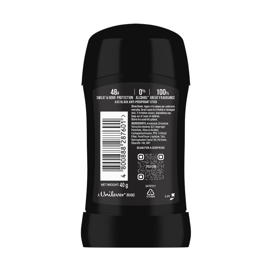 AXE Black Stick Anti Perspirant 40g