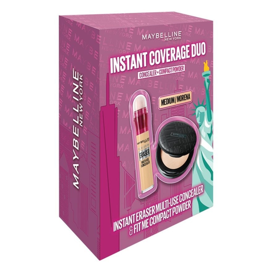 MAYBELLINE Instant Coverage Duo [MEDIUM/MORENA] Set