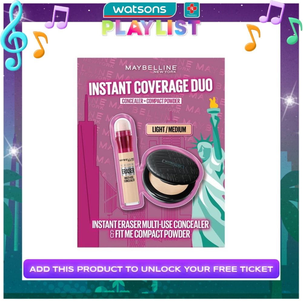 MAYBELLINE Instant Coverage Duo [LIGHT/MEDIUM] Set