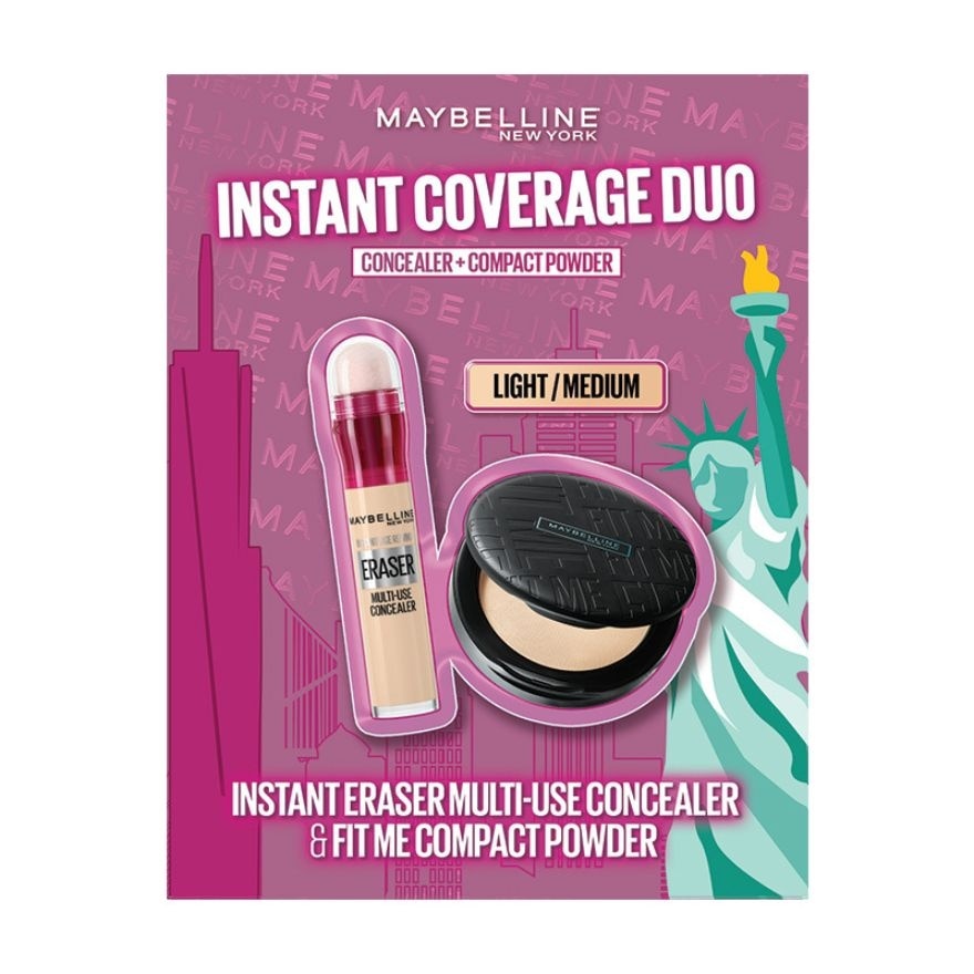 MAYBELLINE Instant Coverage Duo [LIGHT/MEDIUM] Set