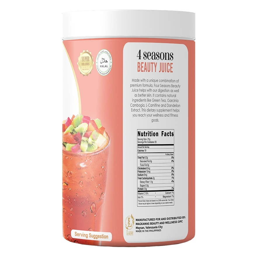 LUXESLIM Four Seasons Beauty Juice 500g