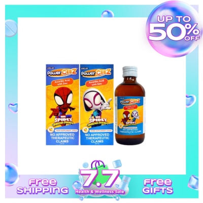 POWERCEEZ POWERCEEZ Ascorbic Acid With Zinc Syrup 1 Bottle 120ml