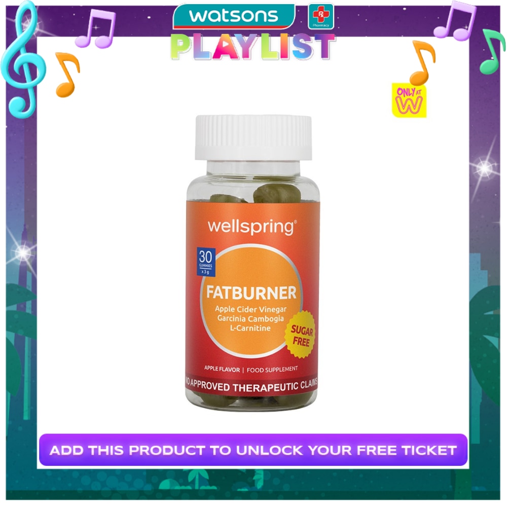 WELLSPRING Sugar Free Fat Burner Gummies 30s