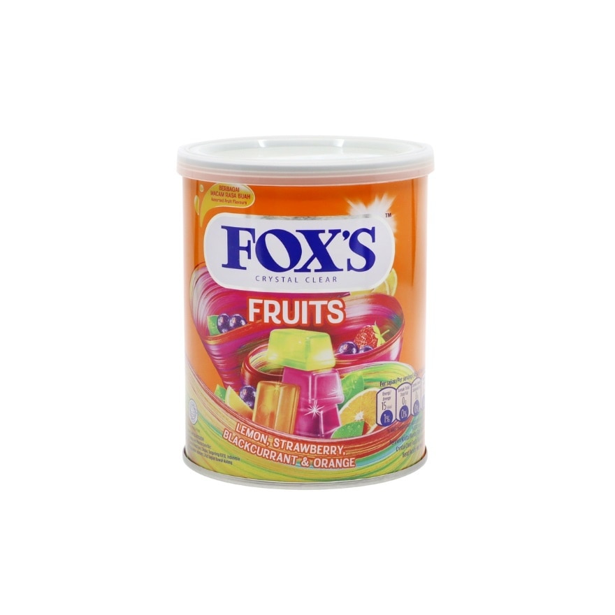 FOXS Crystal Clear Fruits Tin 180g