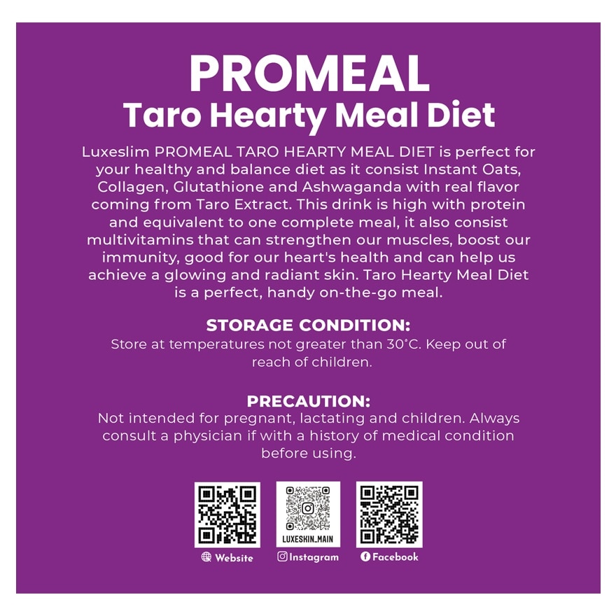 LUXESLIM Promeal Taro 35g 10s