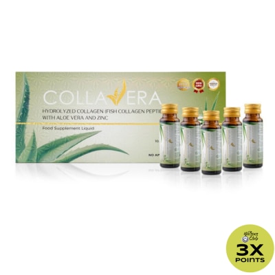 COLLAVERA COLLAVERA Hydrolyzed Collagen (Fish Collagen Peptide) Aloe Vera and Zinc