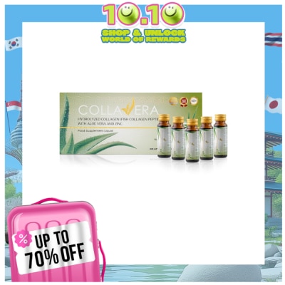 COLLAVERA COLLAVERA Hydrolyzed Collagen (Fish Collagen Peptide) Aloe Vera and Zinc
