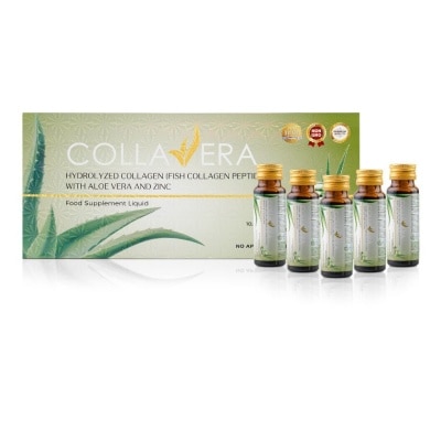 COLLAVERA COLLAVERA Hydrolyzed Collagen (Fish Collagen Peptide) Aloe Vera and Zinc
