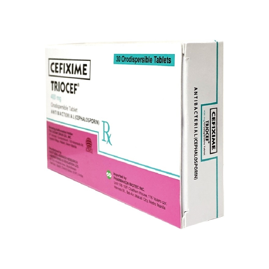 TRIOCEF Cefixime 400mg Orodispersible 1 Tablet [PRESCRIPTION REQUIRED]