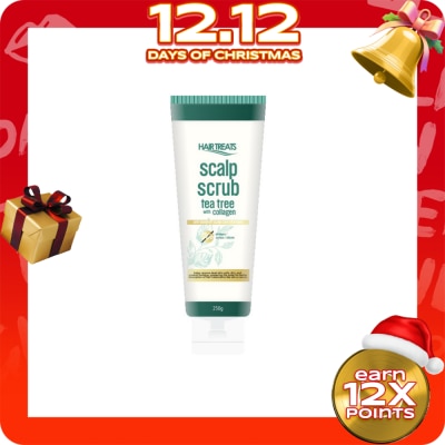 HAIR TREATS HAIR TREATS Scalp Scrub Tea Tree With Collagen Anti-Dandruff Scalp Care Shampoo