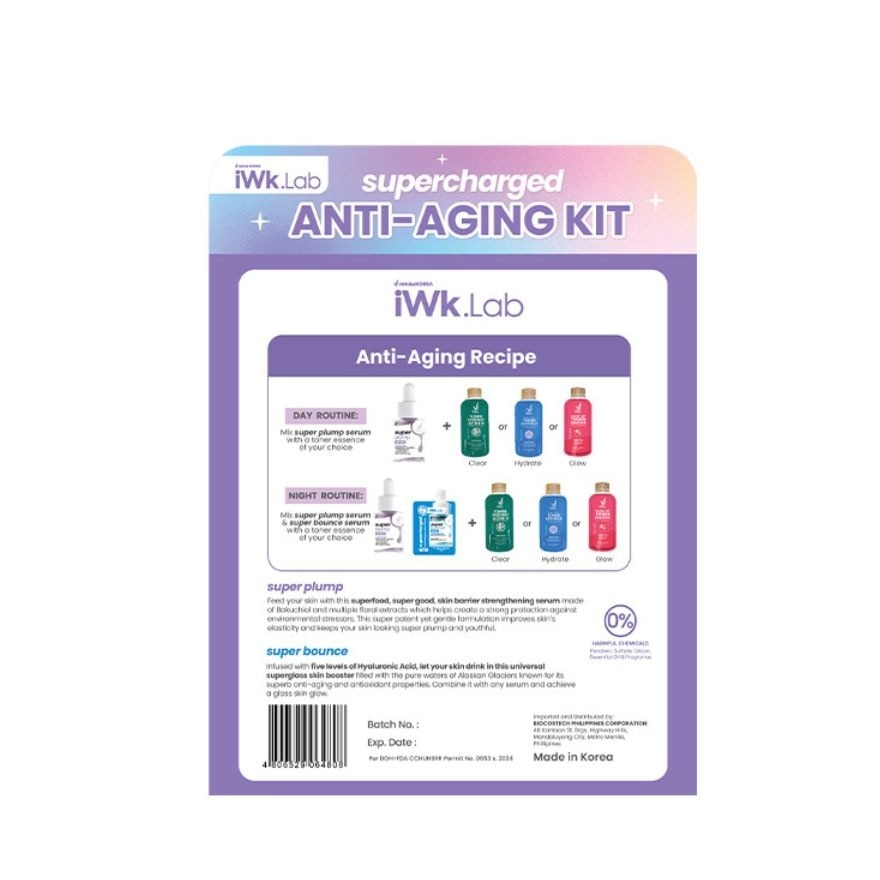 IWHITE KOREA Supercharged Anti-Aging Kit