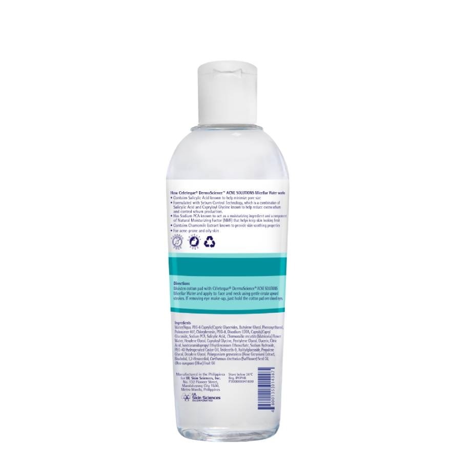 CELETEQUE Acne Solution Micellar Water 250ml