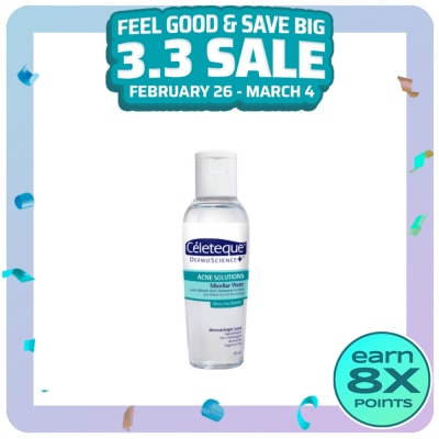 CELETEQUE CELETEQUE Acne Solutions Micellar 125ml