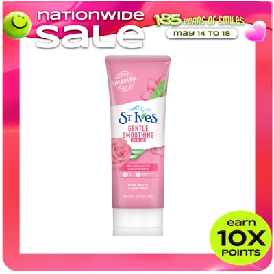 ST IVES - ST. IVES Gentle Smoothing Face Scrub Rose and Aloe 90g
