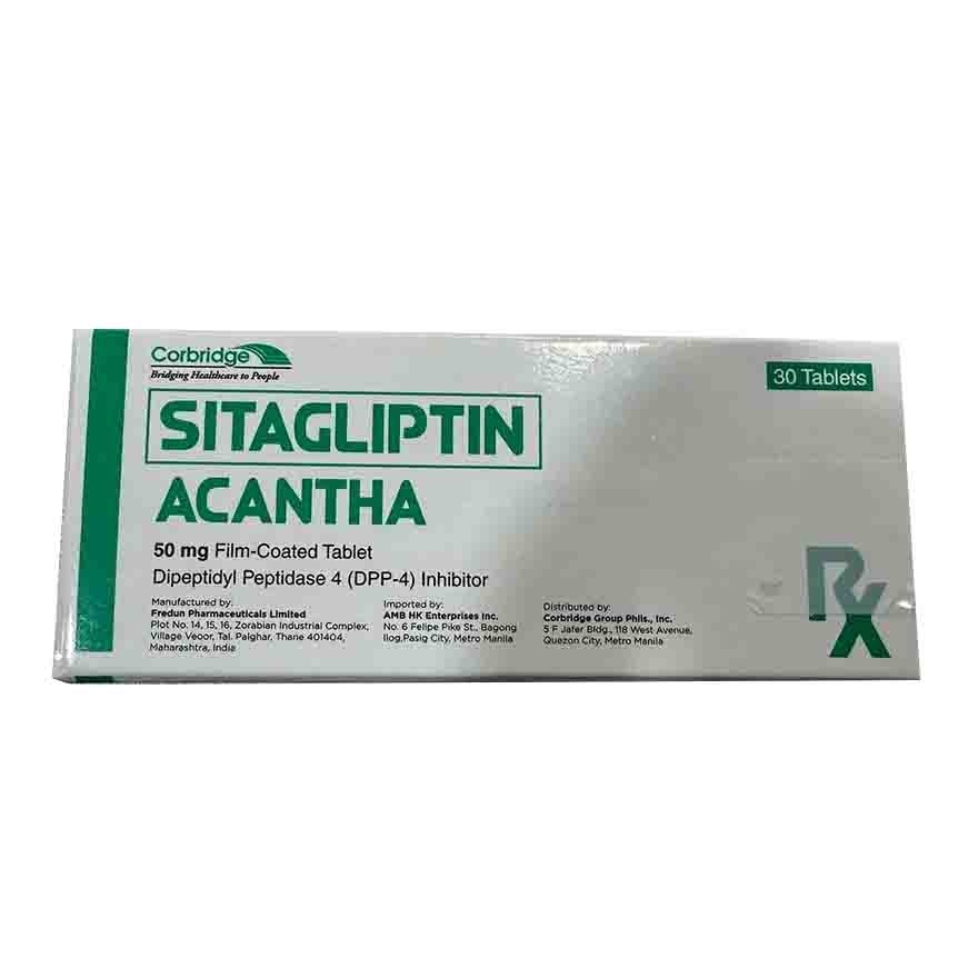 ACANTHA Sitagliptin 50mg Sold Per Piece [PRESCRIPTION REQUIRED]