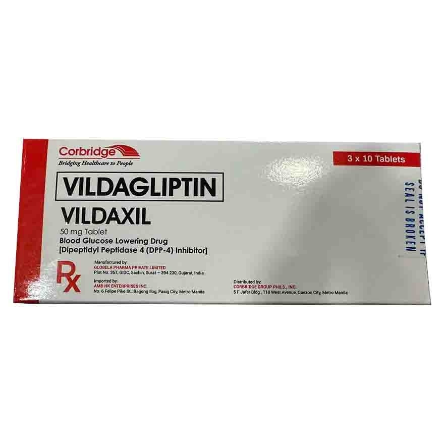 VILDAXIL Vildagliptin 50mg Sold Per Piece [PRESCRIPTION REQUIRED]