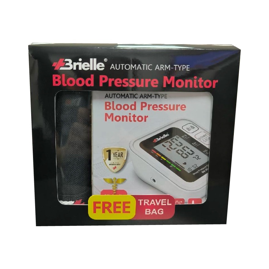 BRIELLE Blood Pressure Monitor 26U with Free Travel Bag