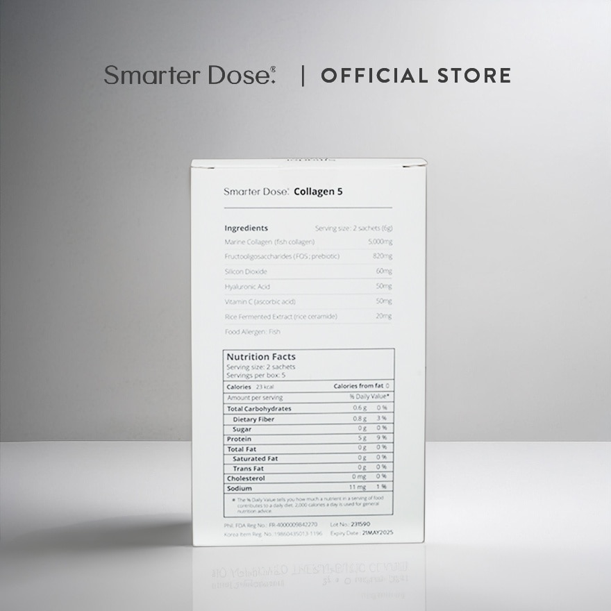 SMARTER DOSE Collagen 5 10 Sachet