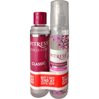 VITRESS VITRESS Cuticle Coat Classic 100ml Buy 1 Get Vitress Hair Freshener Floralbloom 100ml Pack