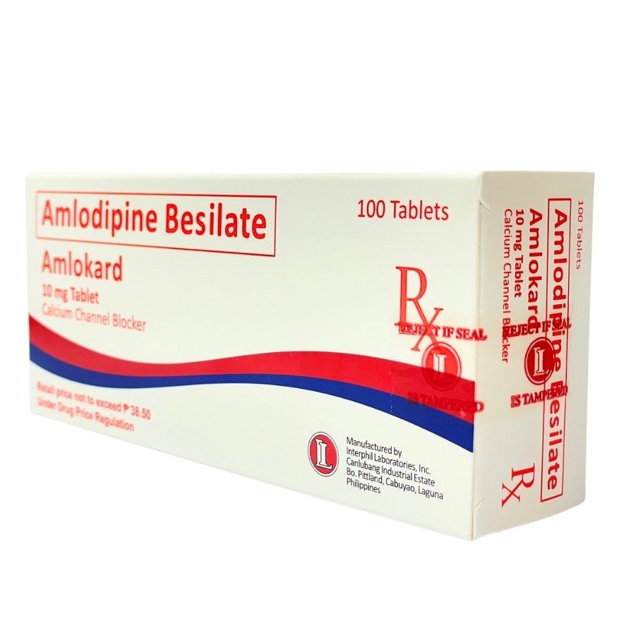 AMLOKARD Amlodipine Besilate 10mg Tablet 100s