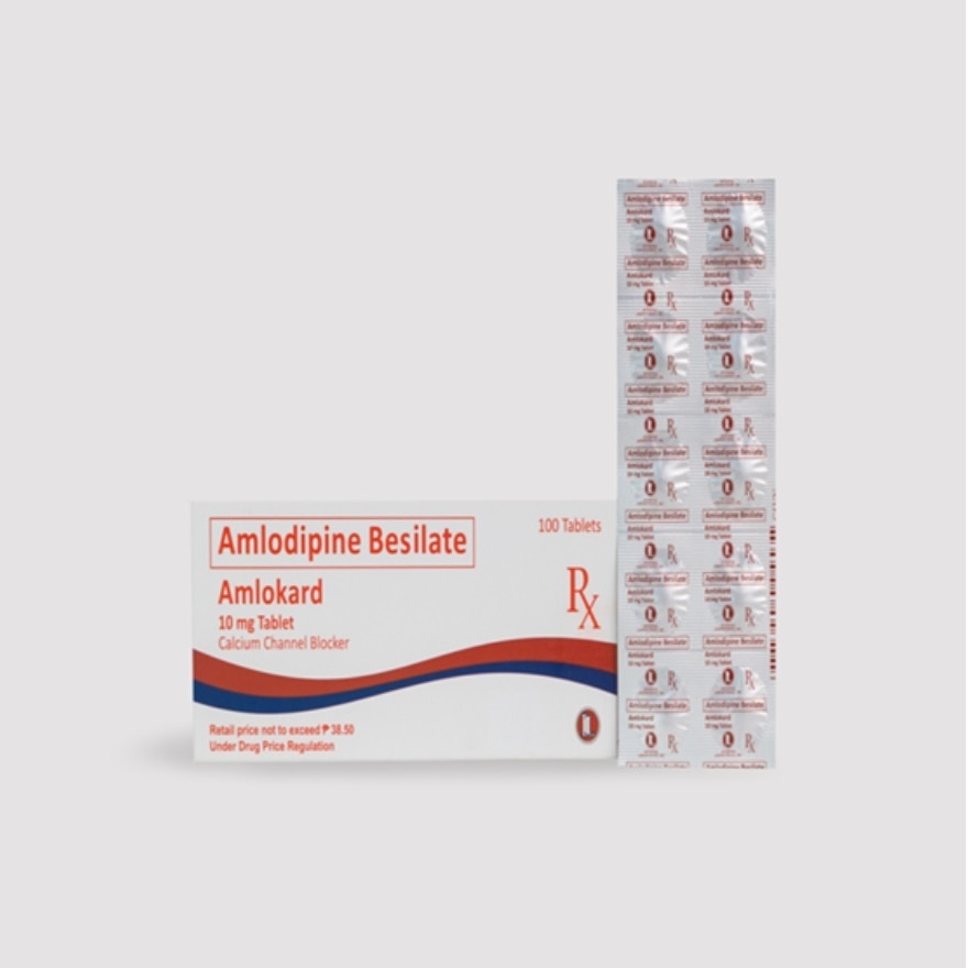 AMLOKARD Amlodipine Besilate 10mg Tablet 100s