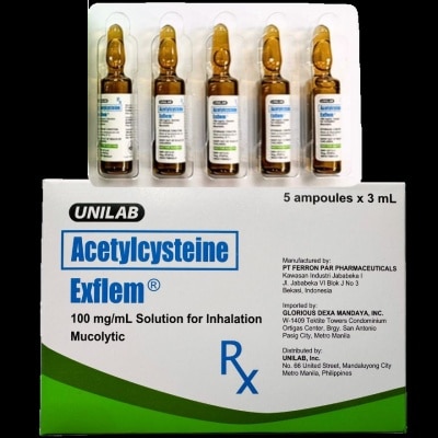 EXFLEM EXFLEM Inhalation 100mg Solution Sold Per Piece [PRESCRIPTION REQUIRED]