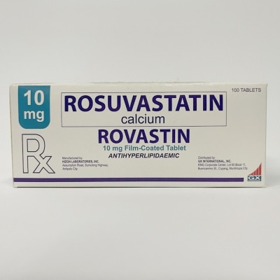 ROVASTIN ROVASTIN Rosuvastatin Calcium 10mg Tablet Sold Per Piece [PRESCRIPTION REQUIRED]