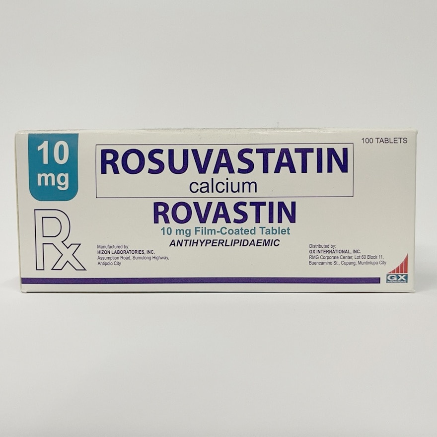 ROVASTIN Rosuvastatin Calcium 10mg Tablet Sold Per Piece [PRESCRIPTION REQUIRED]