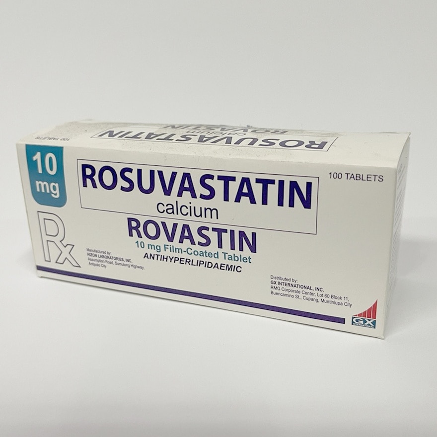 ROVASTIN Rosuvastatin Calcium 10mg Tablet Sold Per Piece [PRESCRIPTION REQUIRED]