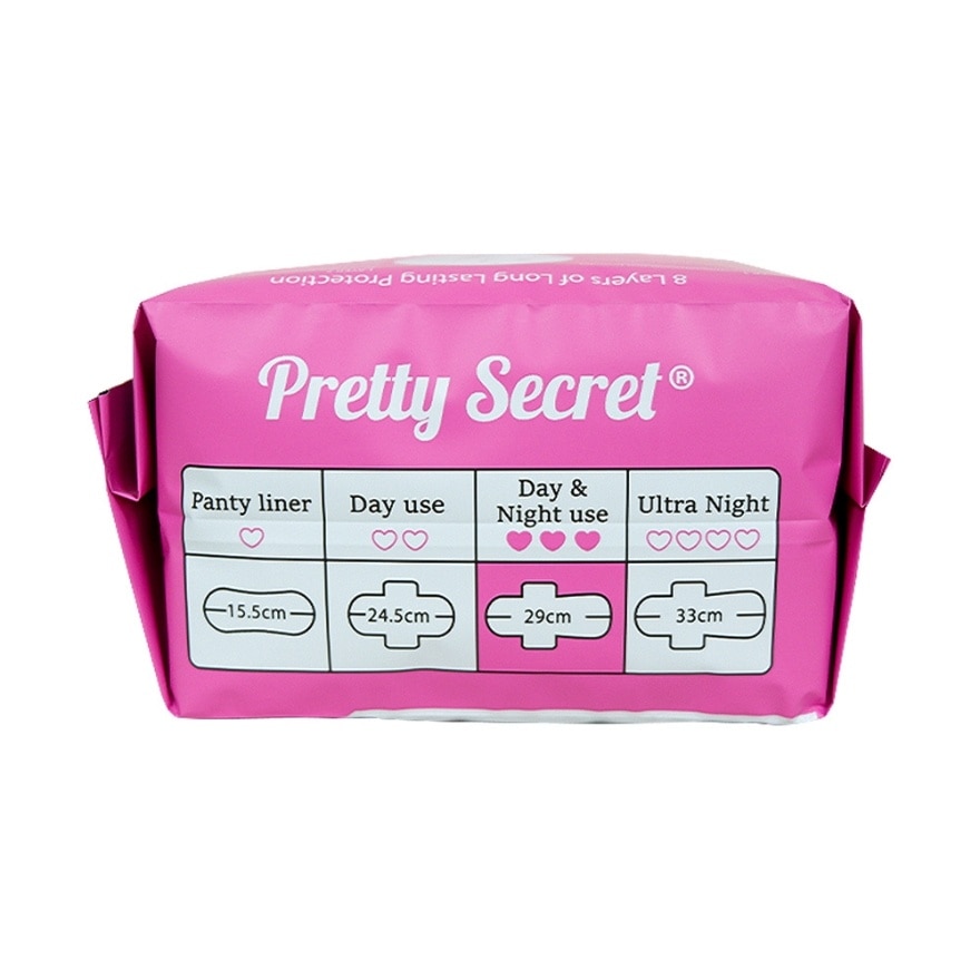 PRETTY SECRET Sanitary Napkin Day and Night Pads 10s