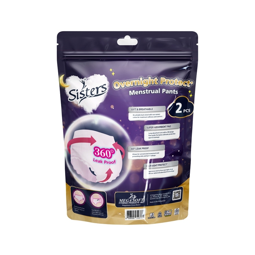 SISTERS Overnight Protect Menstrual Pants L