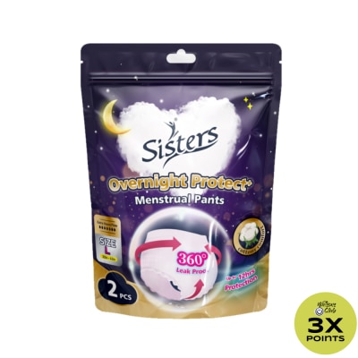 SISTERS SISTERS Overnight Protect Menstrual Pants L