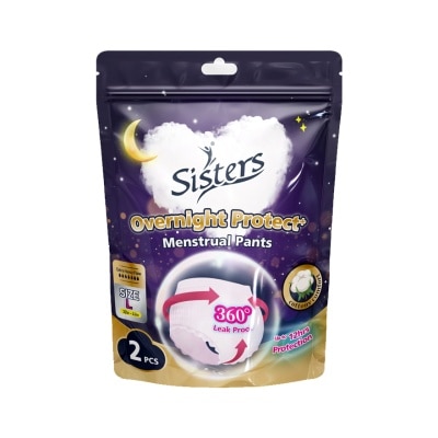 SISTERS SISTERS Overnight Protect Menstrual Pants L