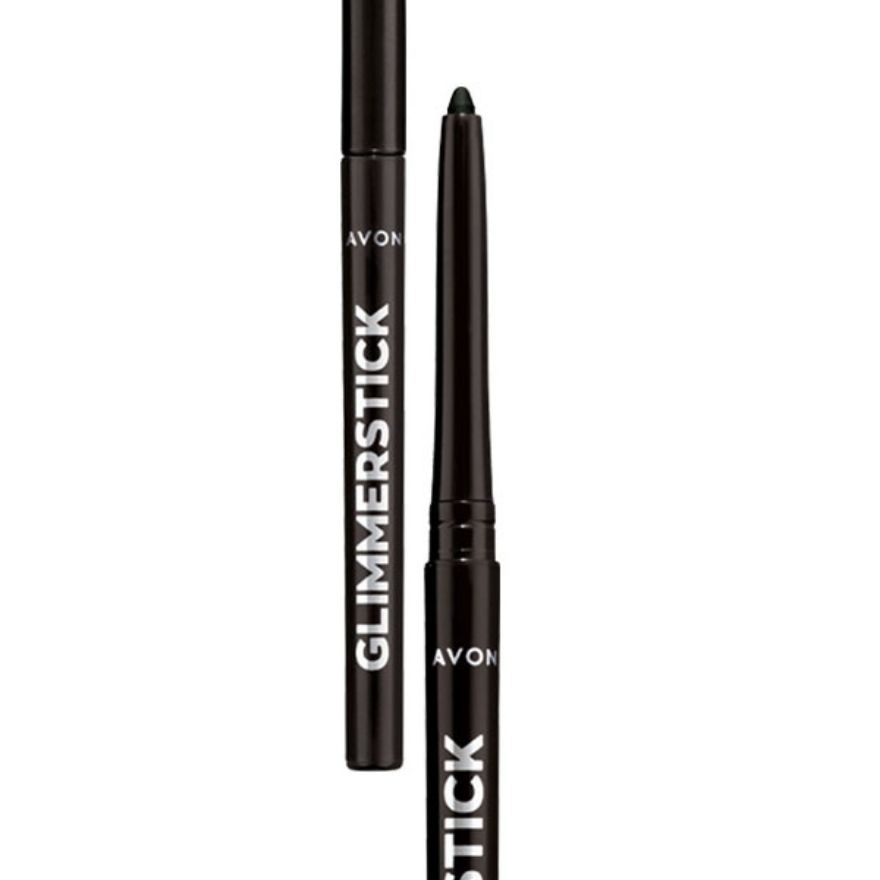 AVON Glimmerstick Eyeliner .28g Blackest Black