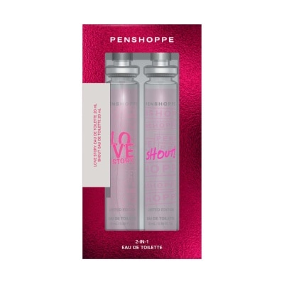 PENSHOPPE PENSHOPPE Ladies Love Story Eau De Toilette + Shout Eau De Toilette Duo