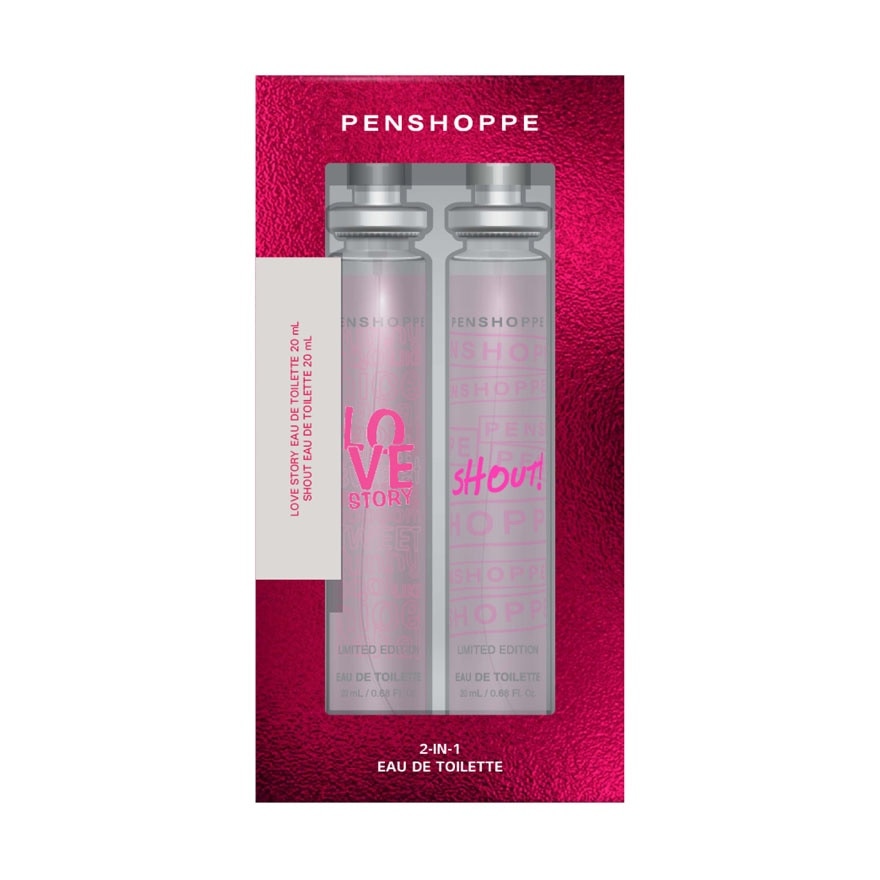 PENSHOPPE Ladies Love Story Eau De Toilette + Shout Eau De Toilette Duo