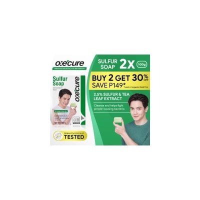 OXECURE OXECURE Sulfur Soap 100g Duo Pack