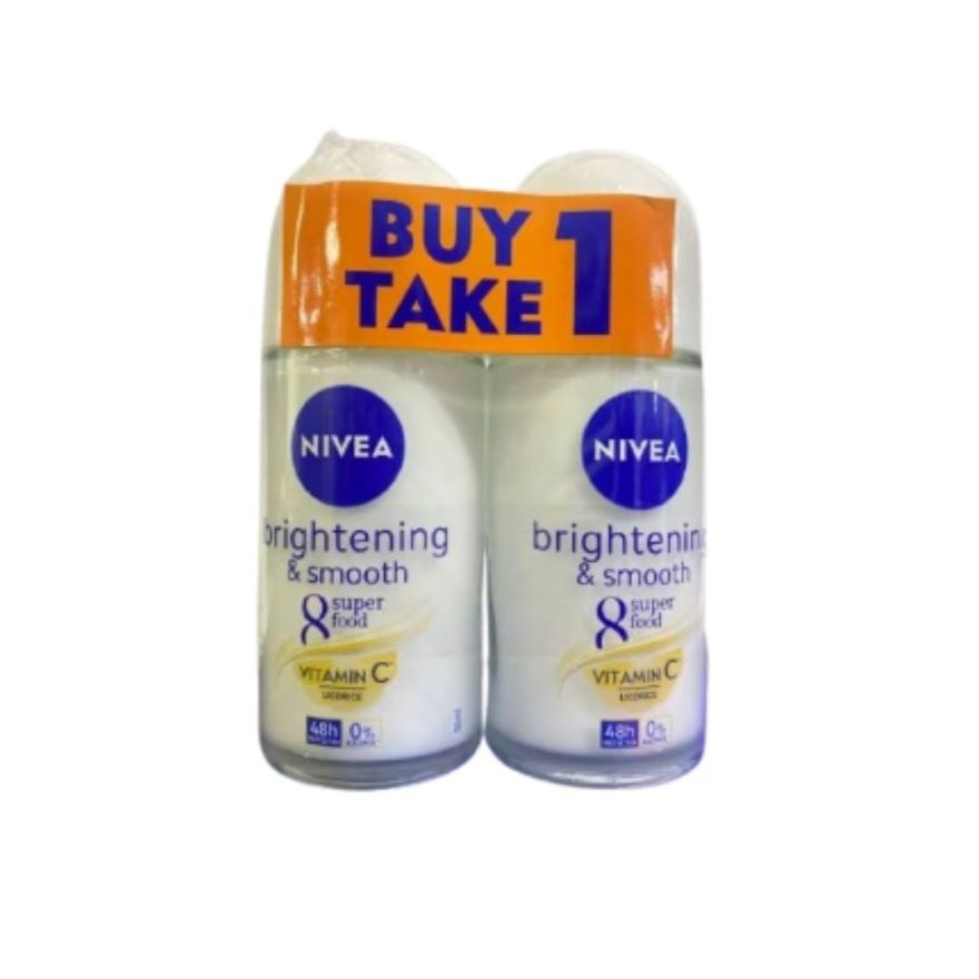 NIVEA Deodorant Brightening Anti-Perspirant Roll-On 50ml