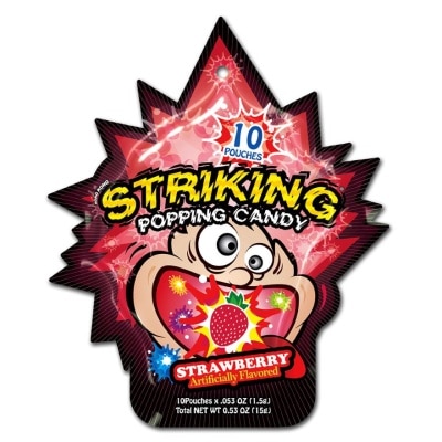 KIDSMANIA KIDSMANIA Striking Popping Candy Strawberry flavor 15g