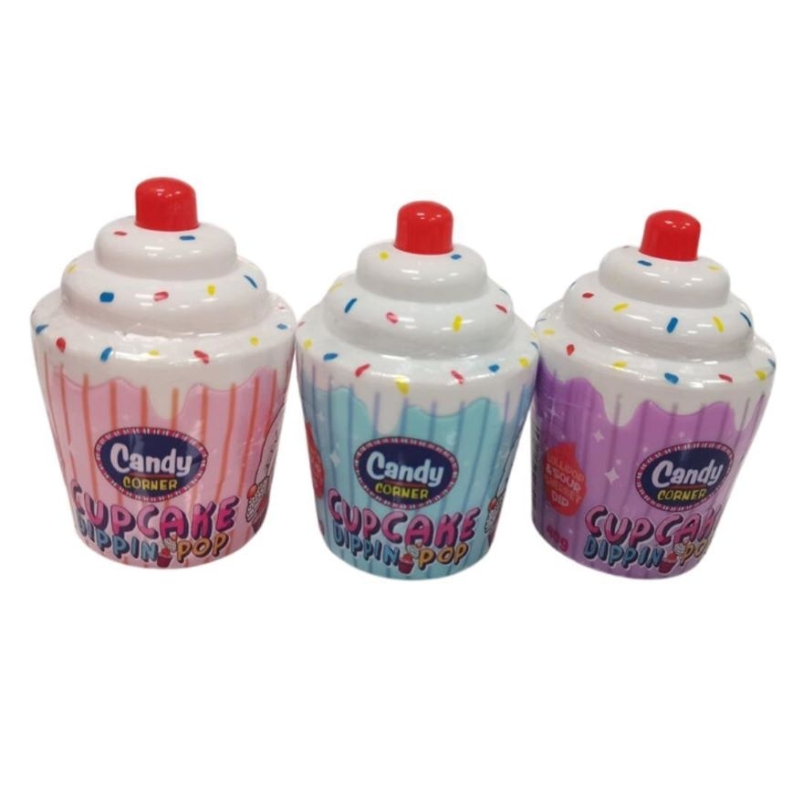 KIDSMANIA Candy Corner Cupcake Dipping Pop 40g