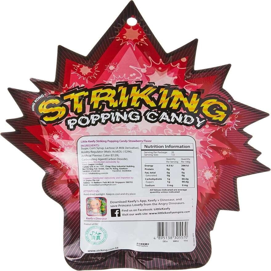 KIDSMANIA Striking Popping Candy Cola flavor 15g