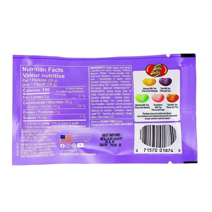 JELLY BELLY Bubble Tea 28g