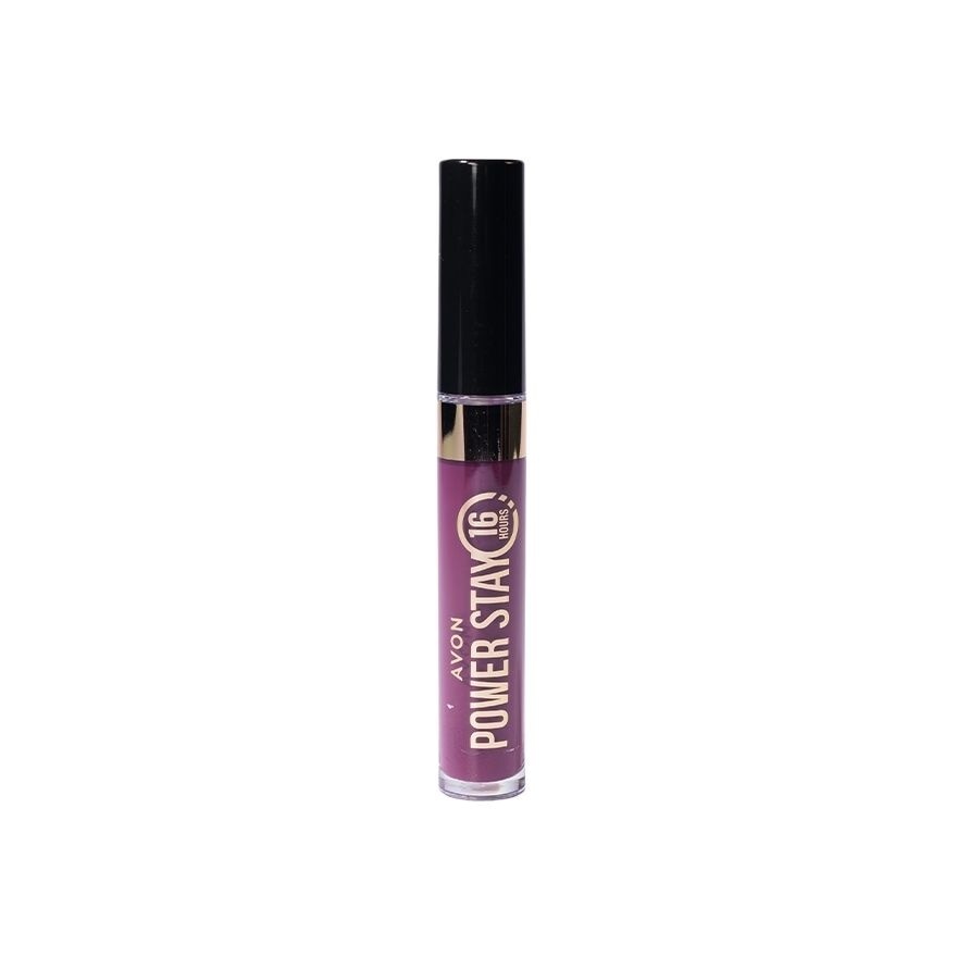 AVON Power Stay Liquid Lip Power On Plum 6ml