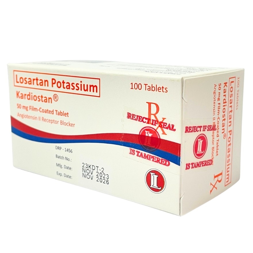 KARDIOSTAN 50mg Film Coated Tablet Sold Per Piece [PRESCRIPTION REQUIRED]