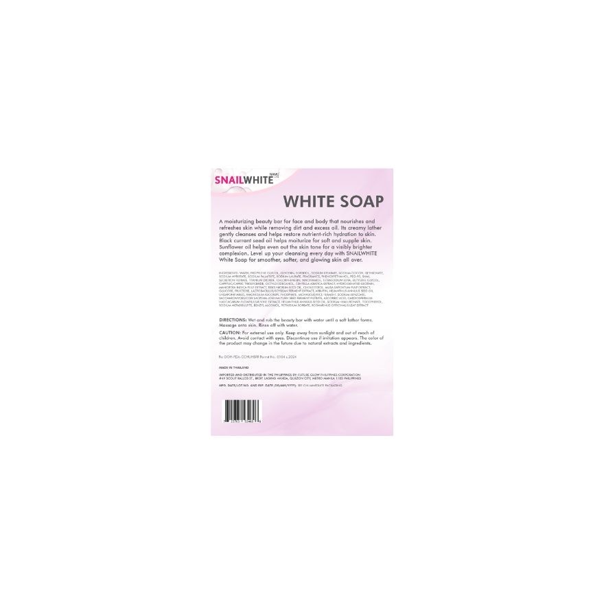 SNAILWHITE White Soap 50g Duo Twin Pack