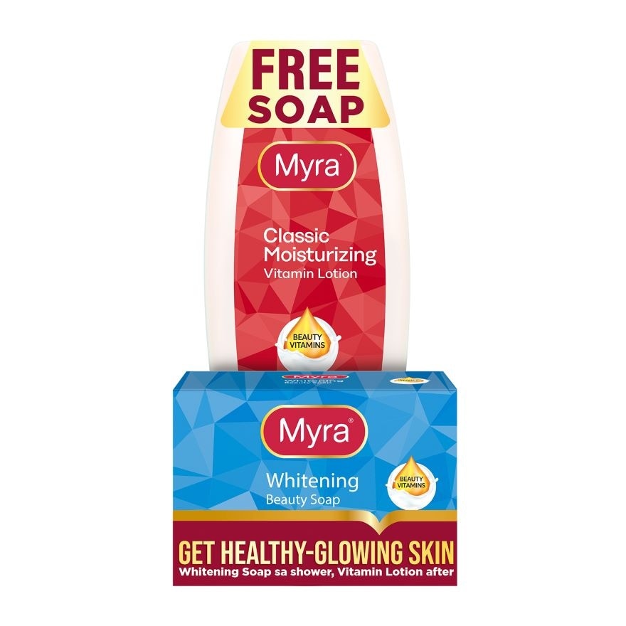 MYRA E Classic Moiturizing Lotion 200ml With Free 90g Soap