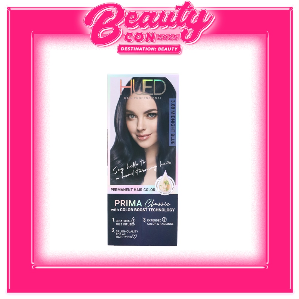 HUED Prima Classic Permanent Hair Color 3.88 Midnight Blue