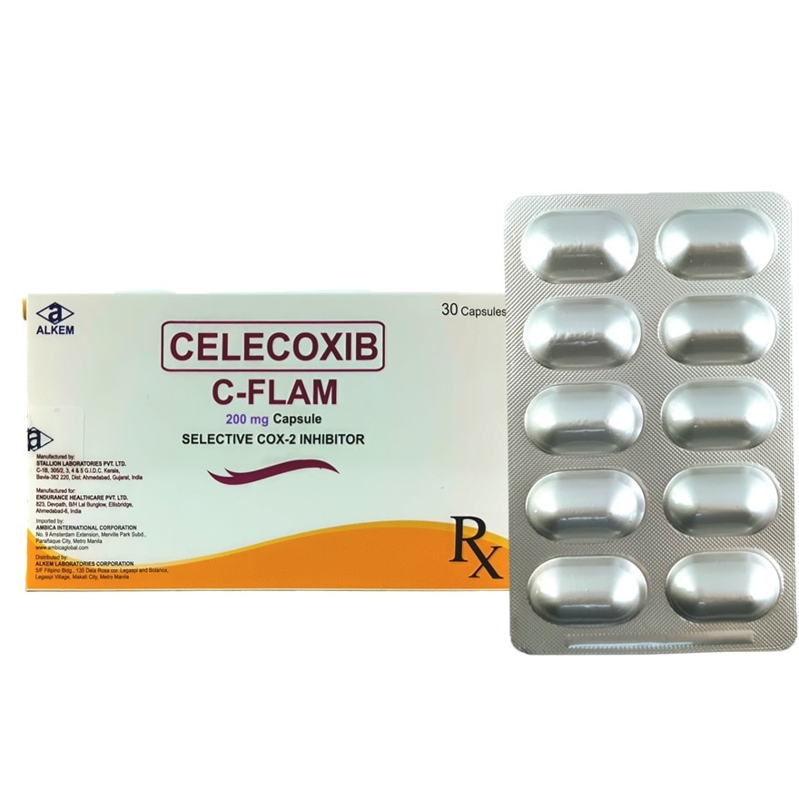 ASCEND C-FLAM 200mg Capsule Celecoxib Sold Per Piece [PRESCRIPTION REQUIRED]