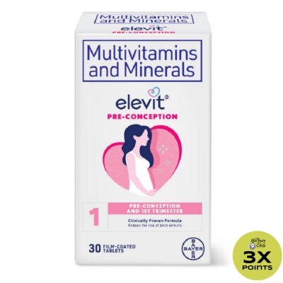 ELEVIT ELEVIT Pre Conception Film Coated Tablet Sold Per Piece